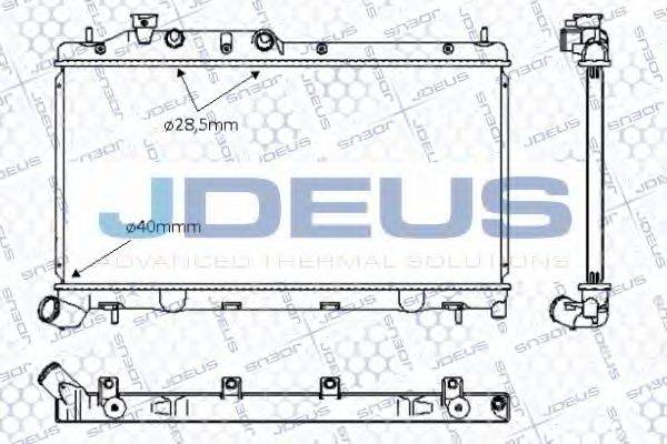 JDEUS 026M07 Радіатор, охолодження двигуна