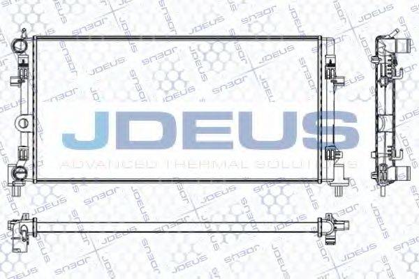 JDEUS RA0250130 Радіатор, охолодження двигуна