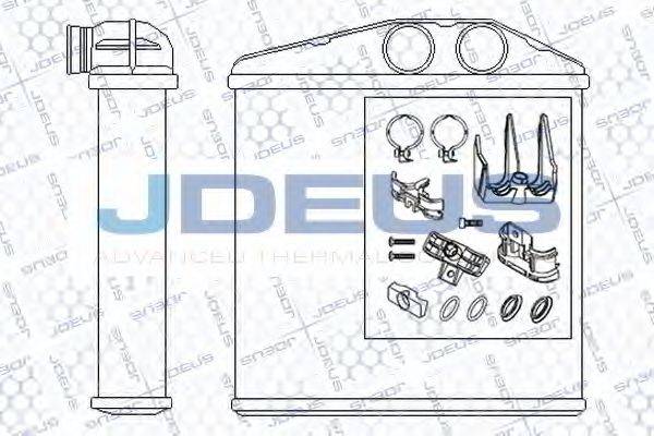 JDEUS 220M47A Теплообмінник, опалення салону