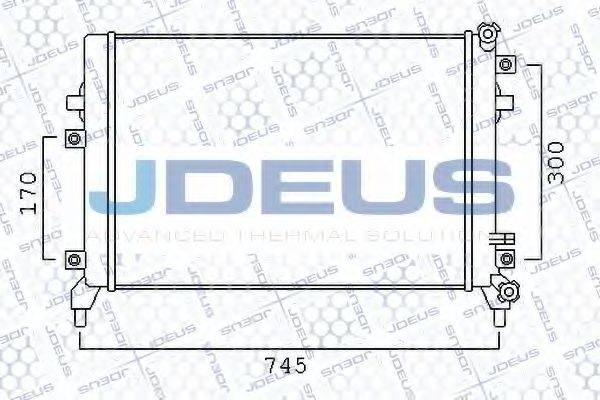 JDEUS 001M30 Низькотемпературний охолоджувач, інтеркулер