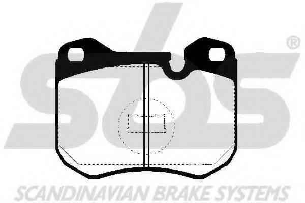 SBS 1501225603 Комплект гальмівних колодок, дискове гальмо