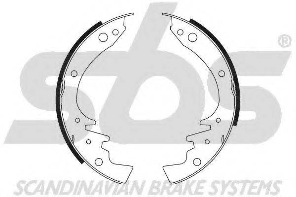 SBS 18492748242 Комплект гальмівних колодок