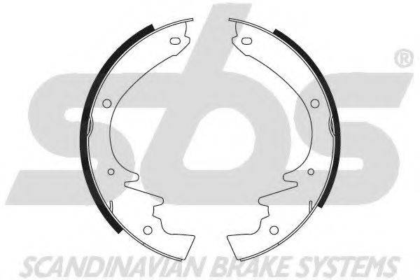 SBS 18492748245 Комплект гальмівних колодок