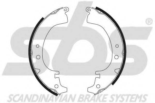 SBS 18492799257 Комплект гальмівних колодок