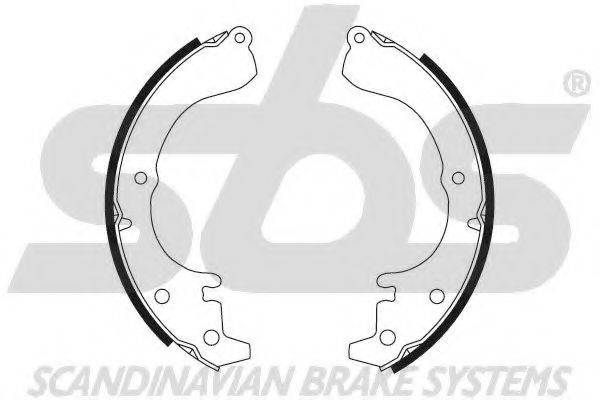 SBS 18492745351 Комплект гальмівних колодок