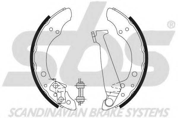 SBS 18492799520 Комплект гальмівних колодок