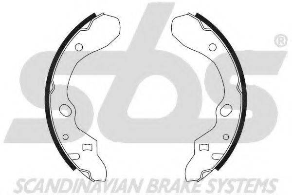 SBS 18492732546 Комплект гальмівних колодок