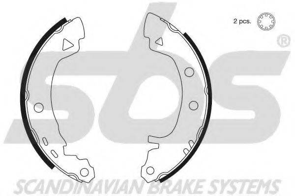 SBS 18492739579 Комплект гальмівних колодок