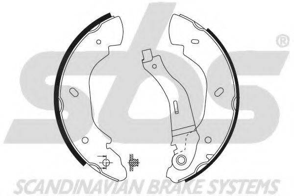 SBS 18492725676 Комплект гальмівних колодок