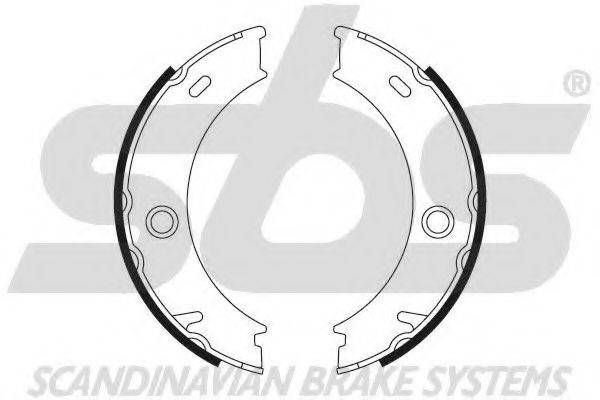 SBS 18492733678 Комплект гальмівних колодок, стоянкова гальмівна система