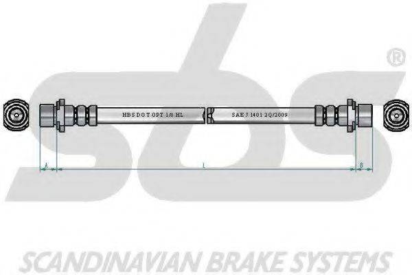 SBS 13308545171 Гальмівний шланг