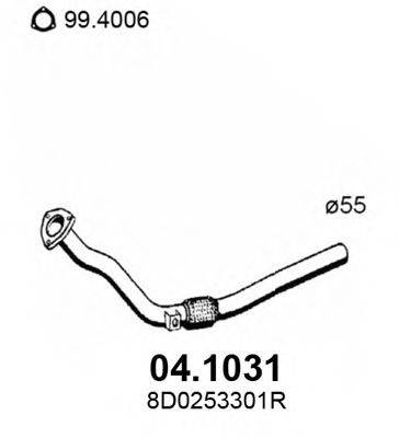 ASSO 041031 Труба вихлопного газу