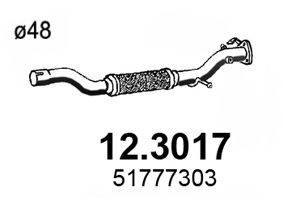 ASSO 123017 Труба вихлопного газу