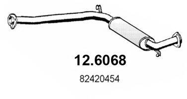 ASSO 126068 Середній глушник вихлопних газів