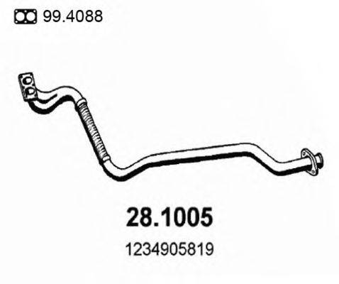 ASSO 281005 Труба вихлопного газу
