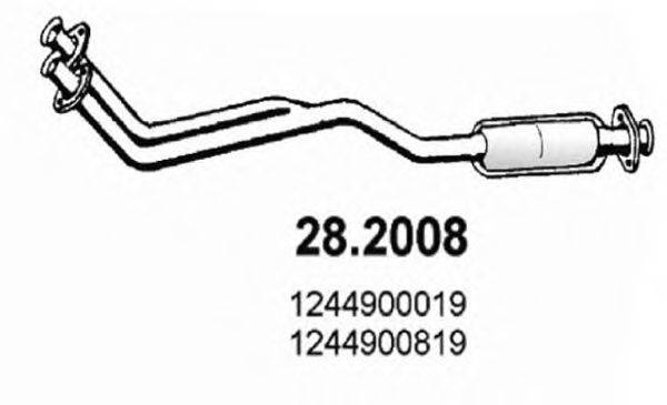 ASSO 282008 Передглушувач вихлопних газів