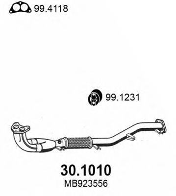 ASSO 301010 Труба вихлопного газу