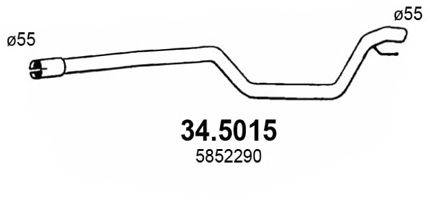 ASSO 345015 Труба вихлопного газу