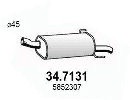 ASSO 347131 Глушник вихлопних газів кінцевий