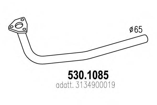 ASSO 5301085 Труба вихлопного газу