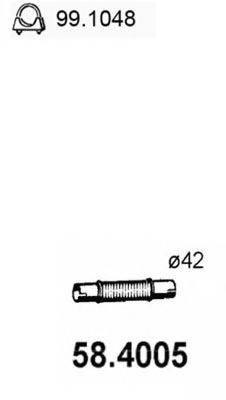 ASSO 584005 Труба вихлопного газу