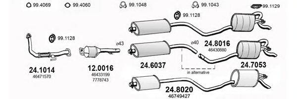 ASSO ART2892 Система випуску ОГ