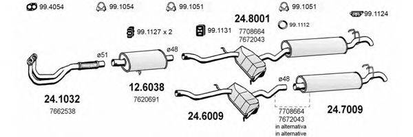 ASSO ART1275 Система випуску ОГ
