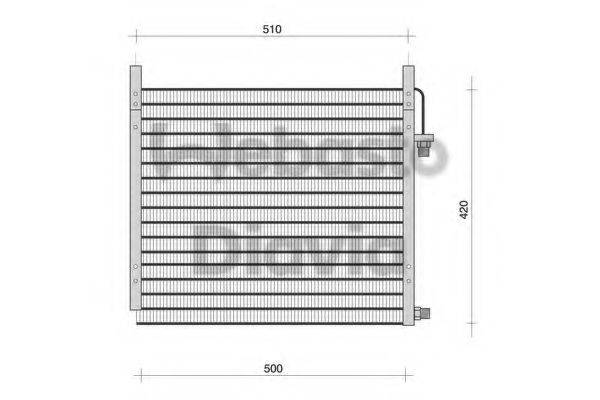 WEBASTO 82D0225003B Конденсатор, кондиціонер