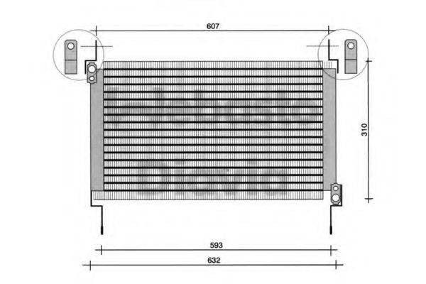 WEBASTO 82D0225007A Конденсатор, кондиціонер