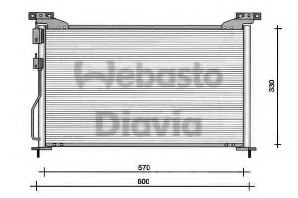 WEBASTO 82D0225092A Конденсатор, кондиціонер