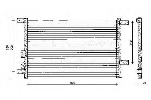 WEBASTO 82D0225108A Конденсатор, кондиціонер