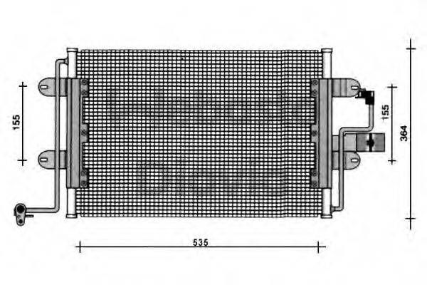 WEBASTO 82D0225113A Конденсатор, кондиціонер