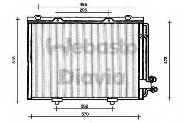 WEBASTO 82D0225194A Конденсатор, кондиціонер