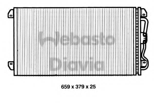 WEBASTO 82D0225240A Конденсатор, кондиціонер