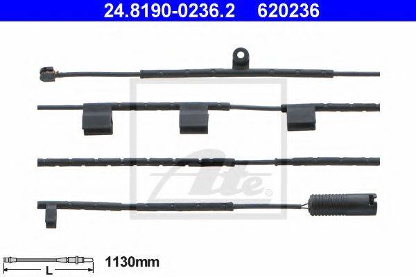 ATE 24819002362 Сигналізатор, знос гальмівних колодок
