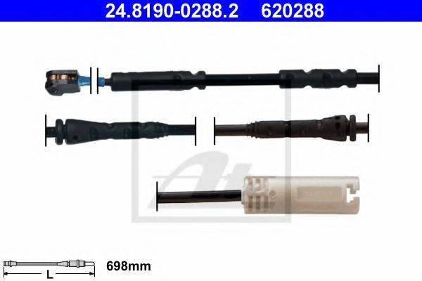 ATE 24819002882 Сигналізатор, знос гальмівних колодок