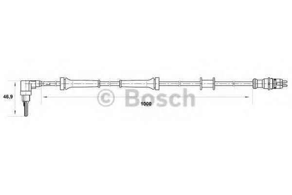 BOSCH 0265007063 Датчик, частота обертання колеса