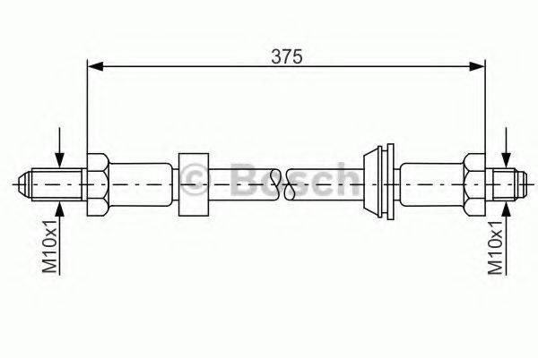 BOSCH 1987476023 Гальмівний шланг