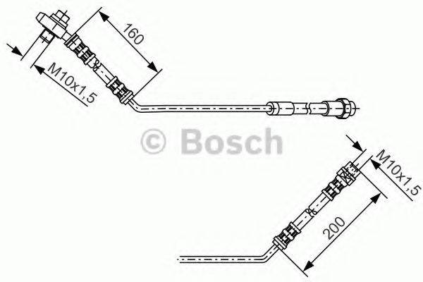 BOSCH 1987476054 Гальмівний шланг