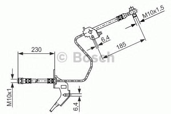 BOSCH 1987476199 Гальмівний шланг