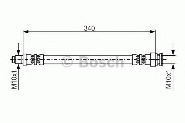 BOSCH 1987476393 Гальмівний шланг