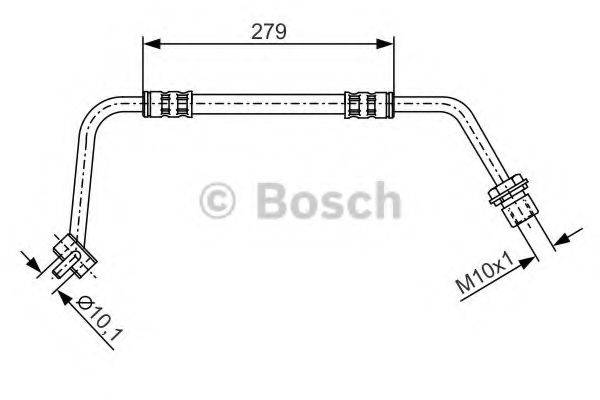 BOSCH 1987476506 Гальмівний шланг