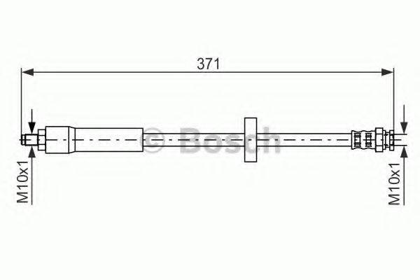 BOSCH 1987476668 Гальмівний шланг