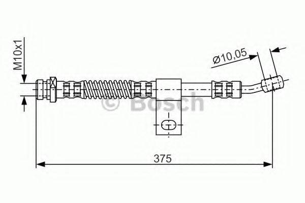 BOSCH 1987476892 Гальмівний шланг