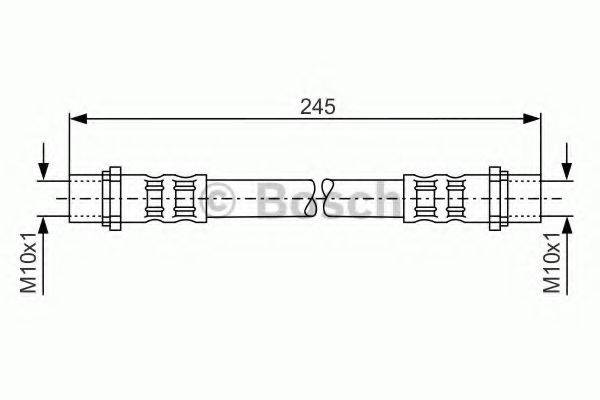 BOSCH 1987476904 Гальмівний шланг