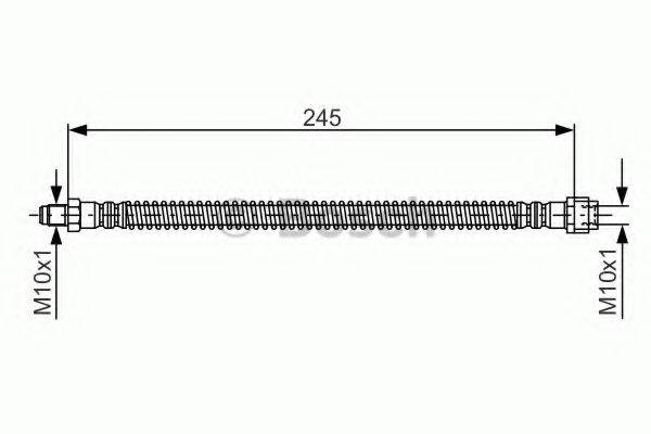 BOSCH 1987476950 Гальмівний шланг