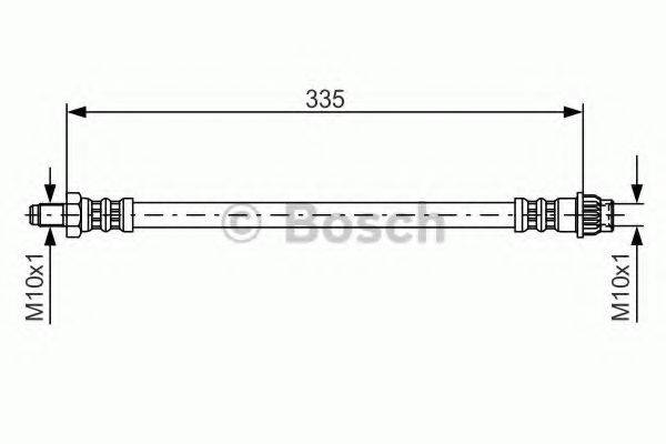 BOSCH 1987476955 Гальмівний шланг