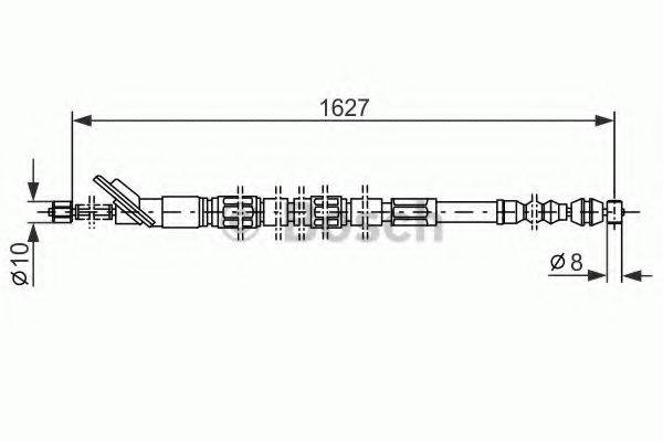 BOSCH 1987477415 Трос, стоянкова гальмівна система