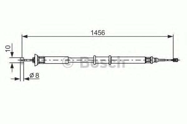 BOSCH 1987477561 Трос, стоянкова гальмівна система