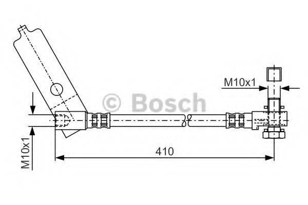 BOSCH 1987481046 Гальмівний шланг